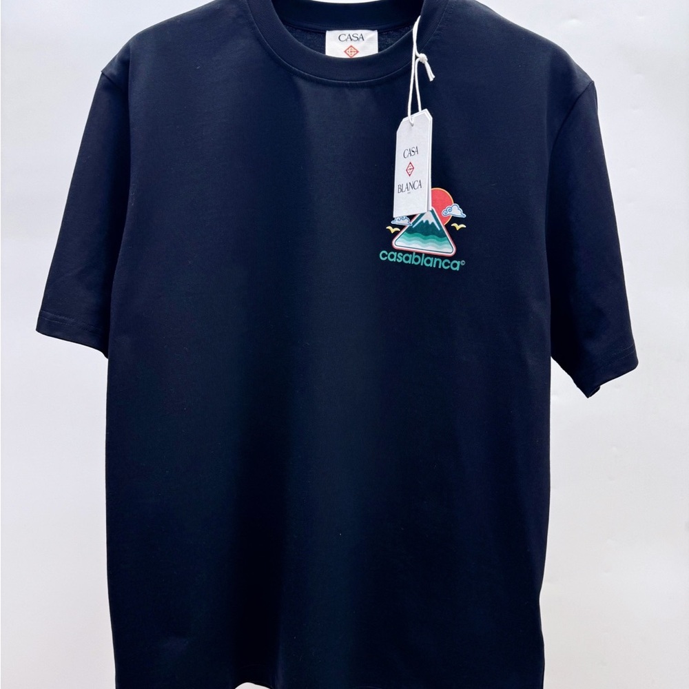 Casablanca Black Graphic Tee